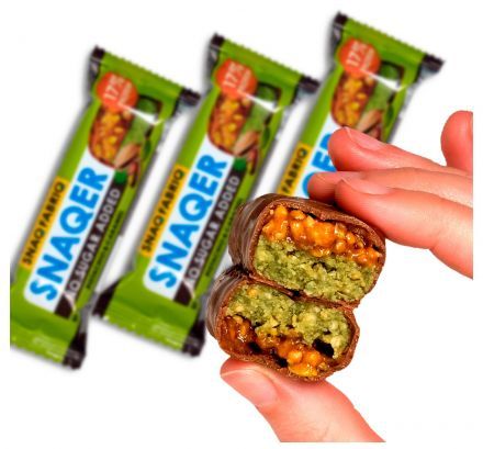 Батончик глазированный &quot;Фисташка и карамель&quot; SNAQER SNAQ FABRIQ (50 г)